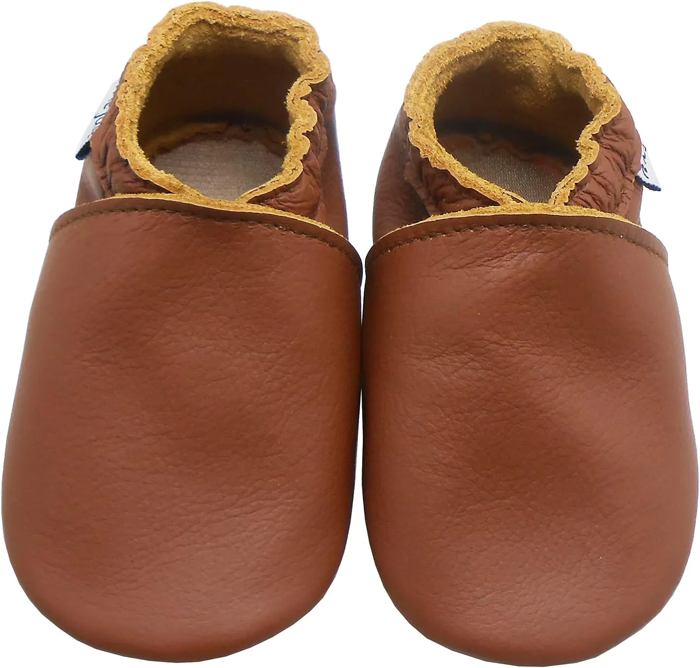 Mejale Baby Rubber Sole Shoes Boy Girl Infant Crawling Toddler Moccasins Leather Walking Anti-Slip Newborn Mini Kids Crib Boots