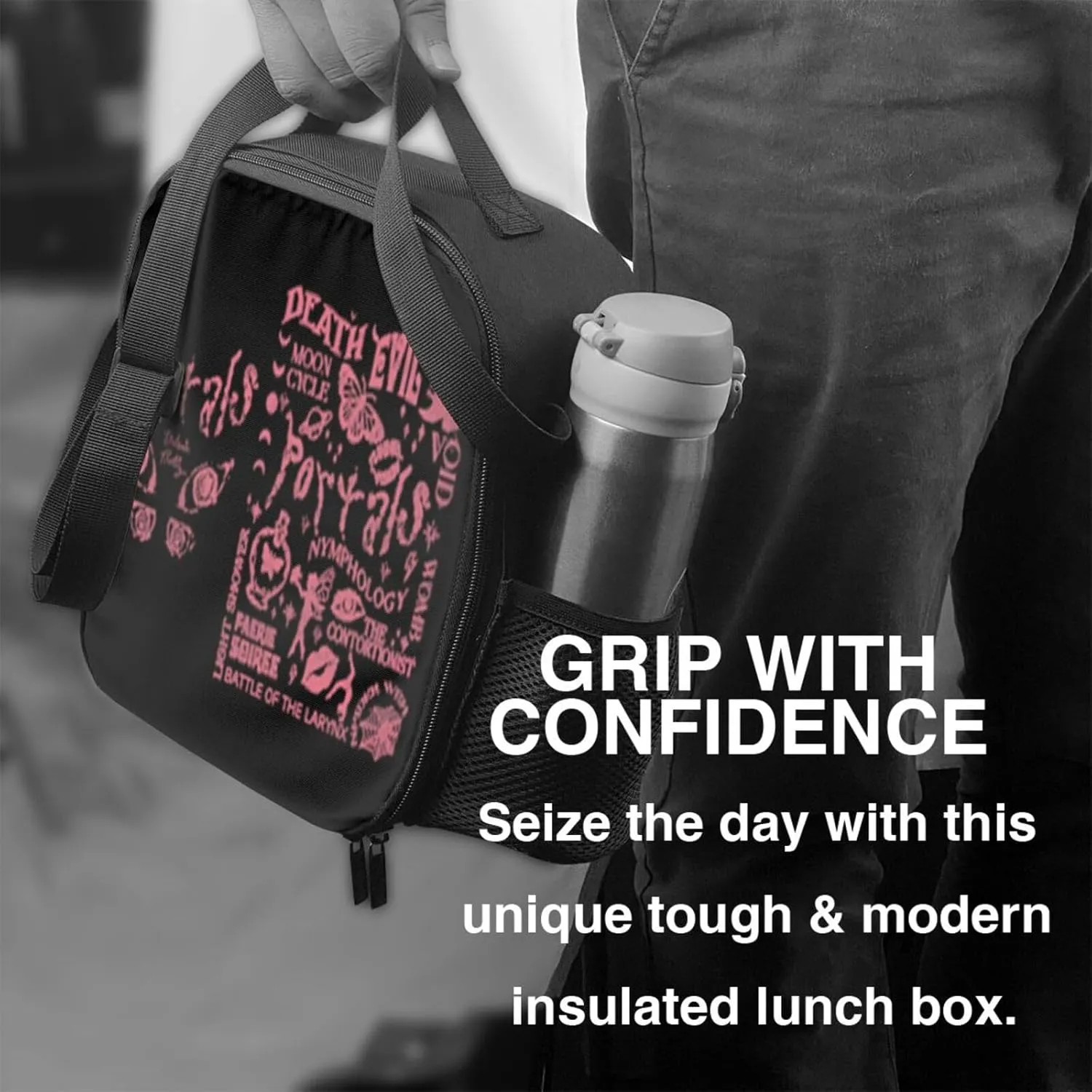 Mela-Nie Martinez Pink Shopping Bag, Suitable For Work, Picnics, And Daily Travel, Can Be Carried On One Shoulder