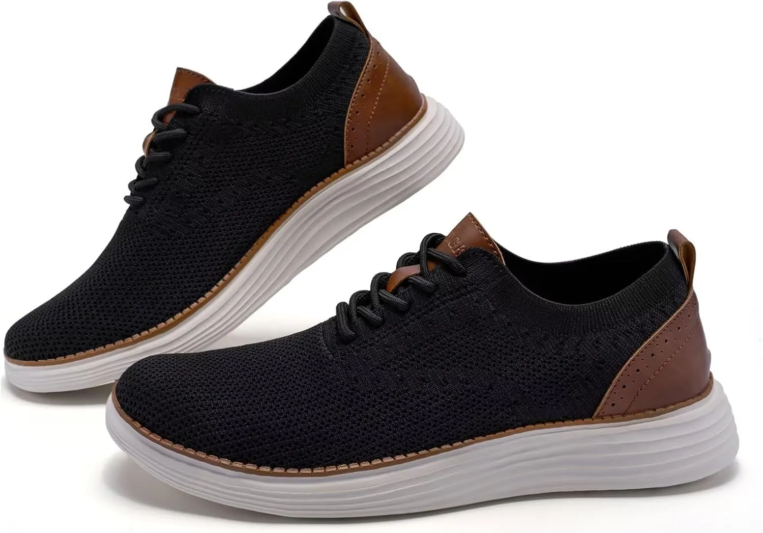 Men's Casual Dress Oxfords Shoes Mesh Lightweight Breathable Fashion Sneakers Business Walking Shoes