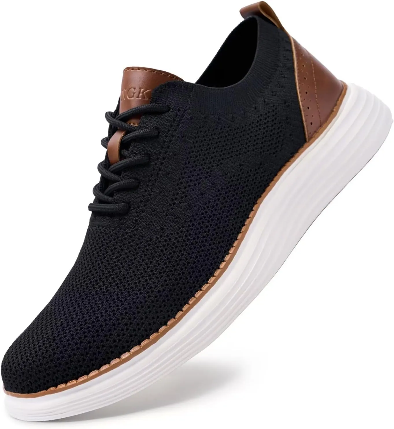 Men's Casual Dress Oxfords Shoes Mesh Lightweight Breathable Fashion Sneakers Business Walking Shoes
