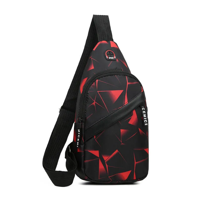 Men's Fashion Korean Style Lightweight Couple Men's Chest Bags