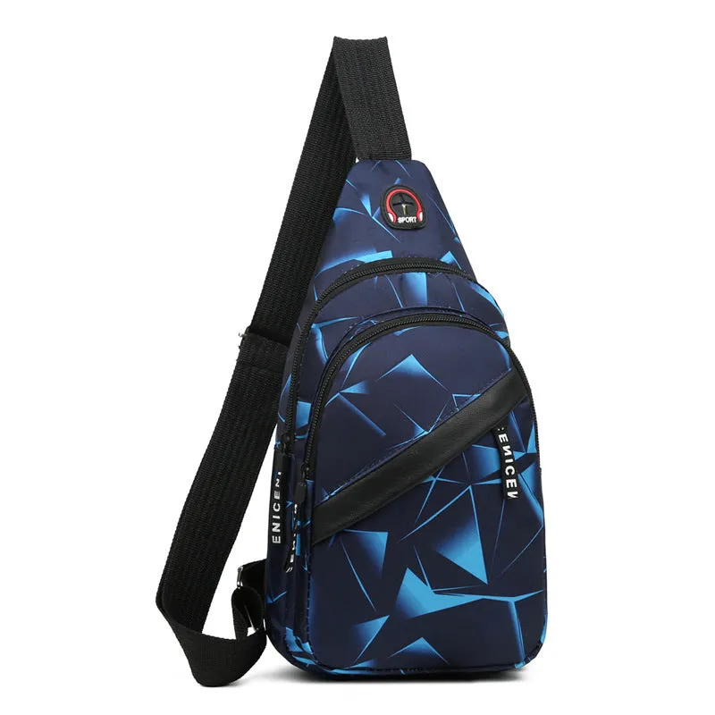 Men's Fashion Korean Style Lightweight Couple Men's Chest Bags