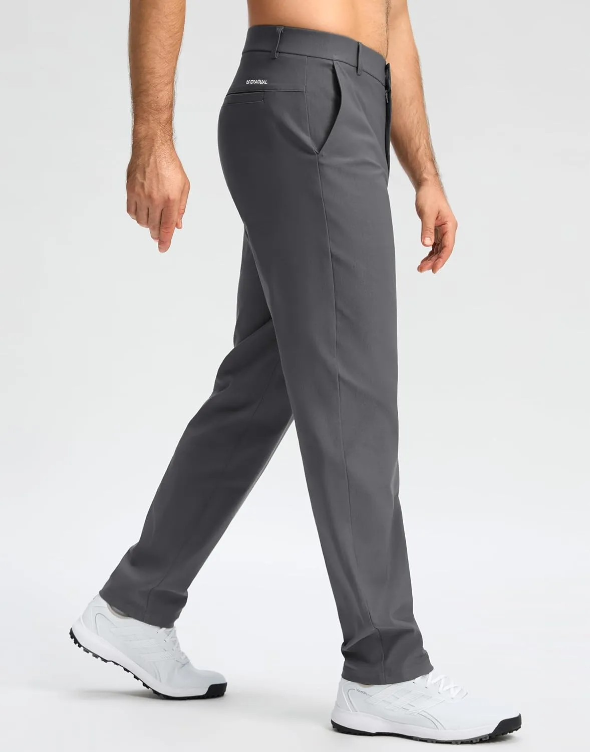 Mens Golf Pants 30"/32"/34" Stretch Dress Pants Quick Dry Casual Slacks Work Business Trousers for Men with Pockets