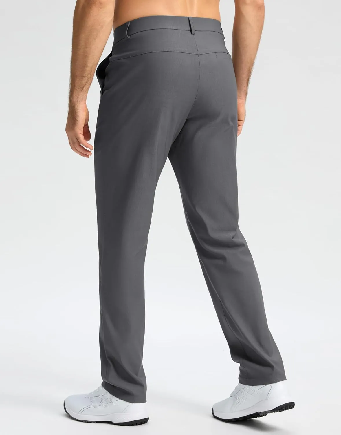 Mens Golf Pants 30"/32"/34" Stretch Dress Pants Quick Dry Casual Slacks Work Business Trousers for Men with Pockets