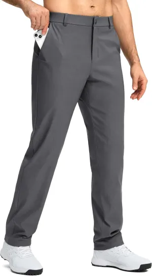 Mens Golf Pants 30"/32"/34" Stretch Dress Pants Quick Dry Casual Slacks Work Business Trousers for Men with Pockets