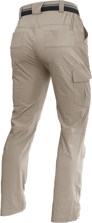 Men's Hiking Pants Quick-Dry Lightweight Waterproof Travel Outdoor Camping Hunting Fishing Work Cargo Pants