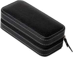 Mens Jewellery Box Box Watch Organizer Zipper Bag Storage Bag Dress It up Buttons Watch Storage Case Watch Holder Portable Blacw Watch Case Scratch Prevention Black Watch Gift Box