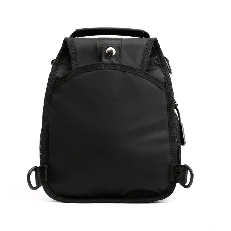 Men's Multifunctional Trendy Waterproof Nylon Cloth Lightweight Men's Chest Bags