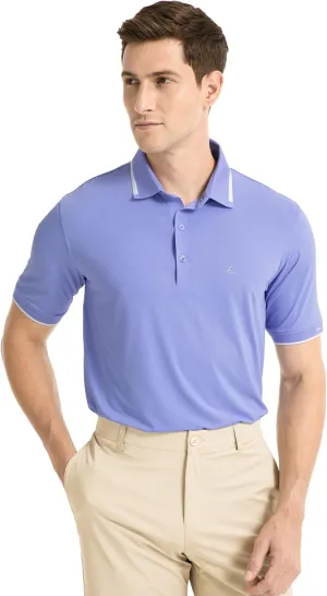 Men's Premium Golf Polo – Silky Tech Nylon, Cooling, UV-Resistant, Quick-Dry Athletic Shirt for Golf, Tennis
