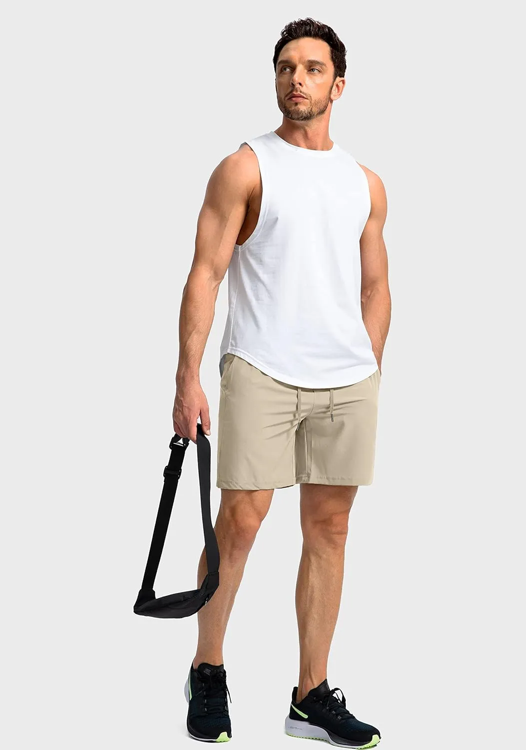 Men's Running Shorts with Zipper Pockets 7"/ 5" / 9" Lightweight Quick Dry Basketball Gym Workout Athletic Shorts for Men