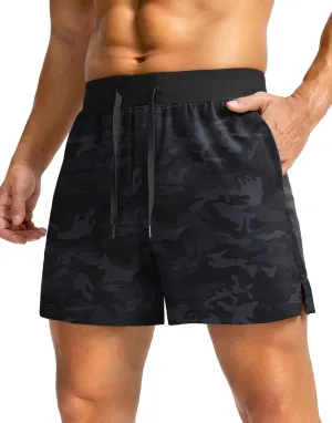 Men's Running Shorts with Zipper Pockets 7"/ 5"/ 9" Lightweight Quick Dry Basketball Gym Workout Athletic Shorts for Men