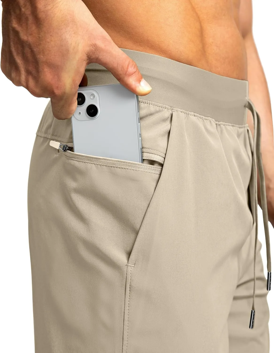 Men's Running Shorts with Zipper Pockets 7"/ 5"/ 9" Lightweight Quick Dry Basketball Gym Workout Athletic Shorts for Men