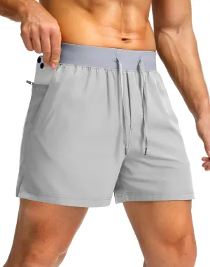 Men's Running Shorts with Zipper Pockets 7"/ 5"/ 9" Lightweight Quick Dry Basketball Gym Workout Athletic Shorts for Men