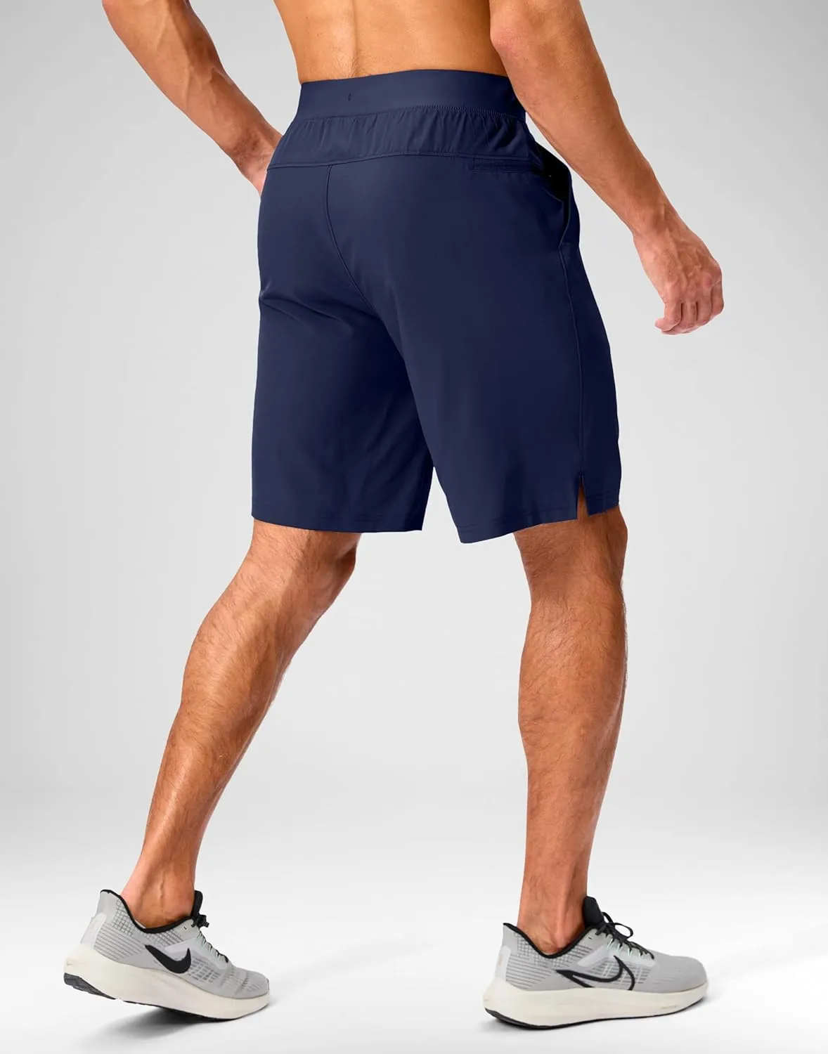 Men's Running Shorts with Zipper Pockets 7"/ 5" / 9" Lightweight Quick Dry Basketball Gym Workout Athletic Shorts for Men