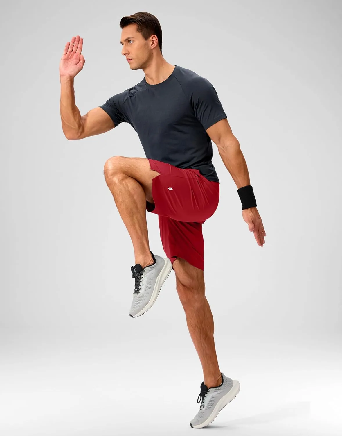Men's Running Shorts with Zipper Pockets 7"/ 5"/ 9" Lightweight Quick Dry Basketball Gym Workout Athletic Shorts for Men