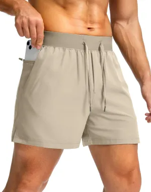 Men's Running Shorts with Zipper Pockets 7"/ 5"/ 9" Lightweight Quick Dry Basketball Gym Workout Athletic Shorts for Men