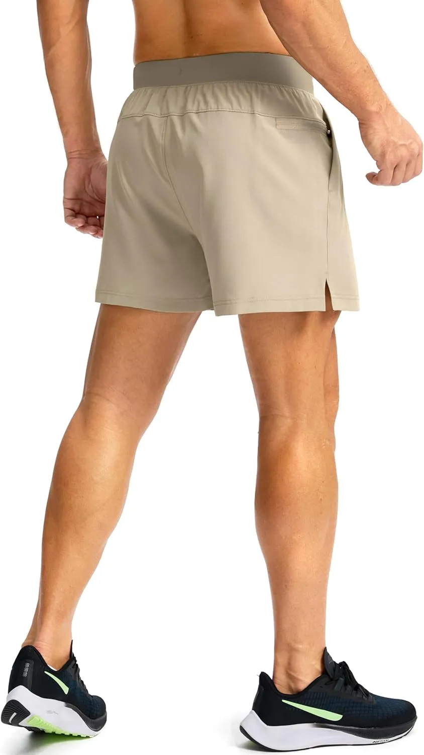 Men's Running Shorts with Zipper Pockets 7"/ 5"/ 9" Lightweight Quick Dry Basketball Gym Workout Athletic Shorts for Men