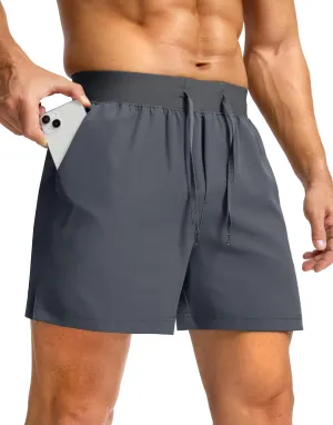 Men's Running Shorts with Zipper Pockets 7"/ 5"/ 9" Lightweight Quick Dry Basketball Gym Workout Athletic Shorts for Men
