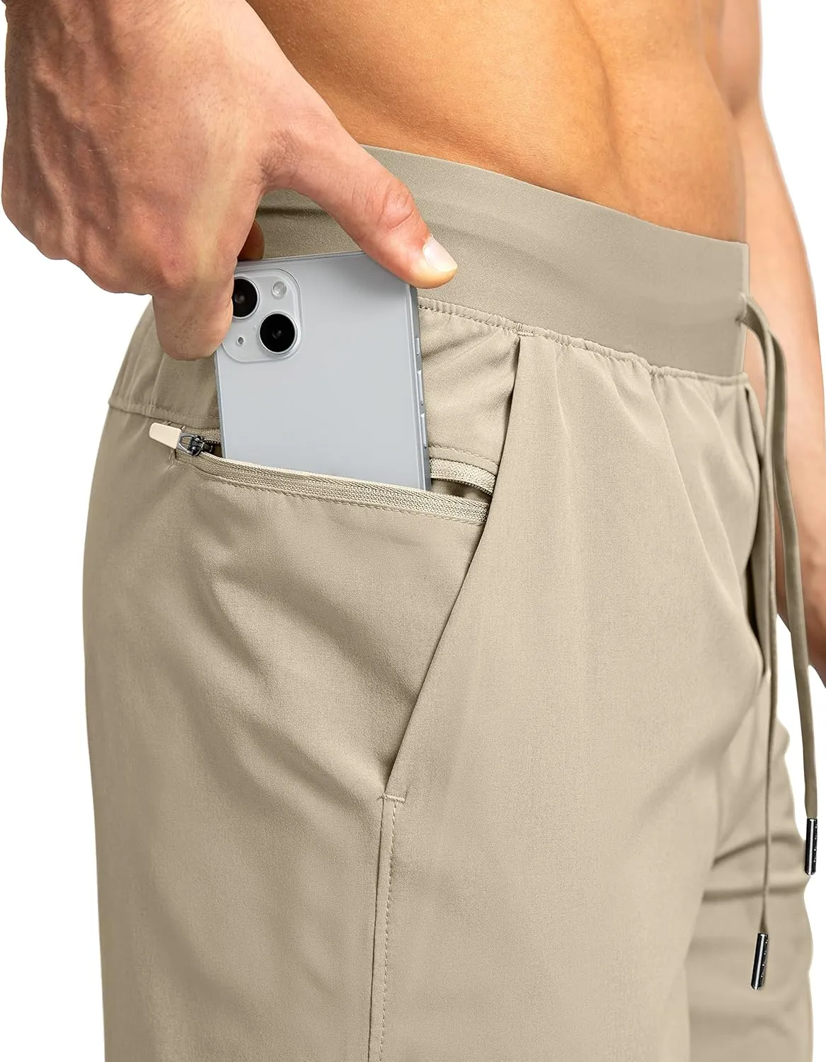 Men's Running Shorts with Zipper Pockets 7"/ 5" / 9" Lightweight Quick Dry Basketball Gym Workout Athletic Shorts for Men