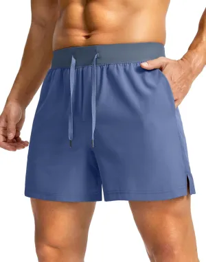 Men's Running Shorts with Zipper Pockets 7"/ 5"/ 9" Lightweight Quick Dry Basketball Gym Workout Athletic Shorts for Men