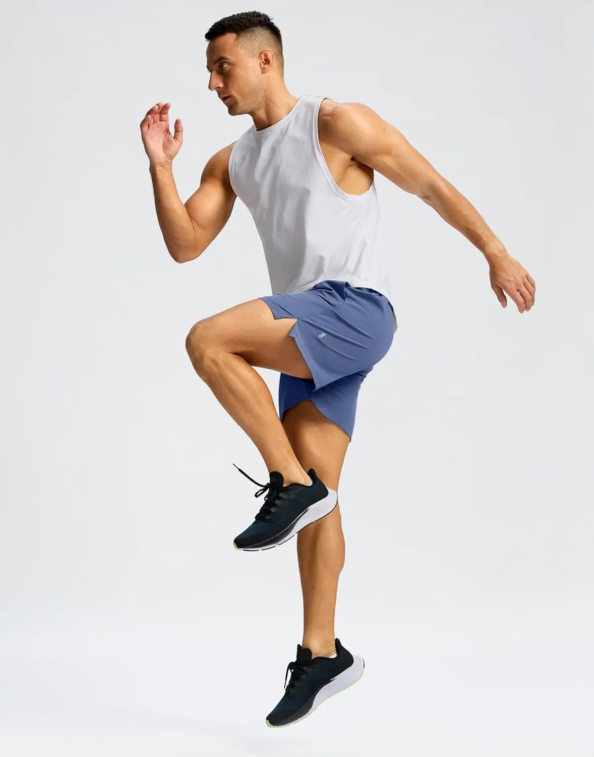 Men's Running Shorts with Zipper Pockets 7"/ 5"/ 9" Lightweight Quick Dry Basketball Gym Workout Athletic Shorts for Men
