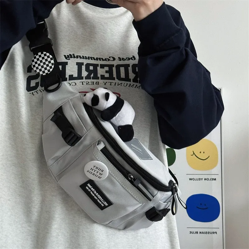 Men's Tooling Style Fashion Large Capacity Versatile Men's Chest Bags