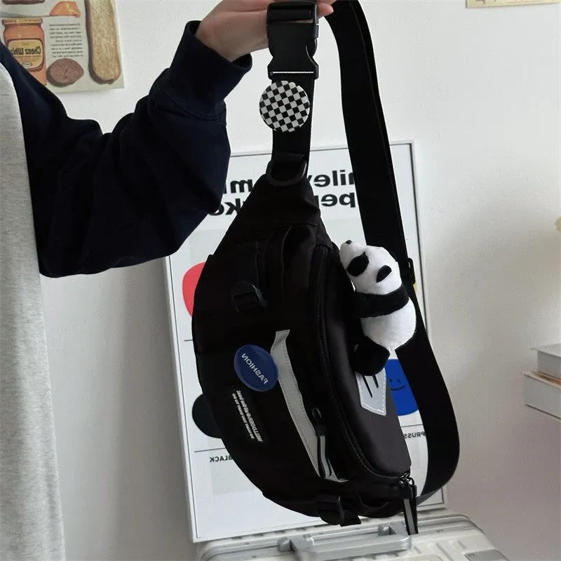 Men's Tooling Style Fashion Large Capacity Versatile Men's Chest Bags