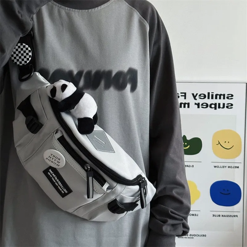 Men's Tooling Style Fashion Large Capacity Versatile Men's Chest Bags