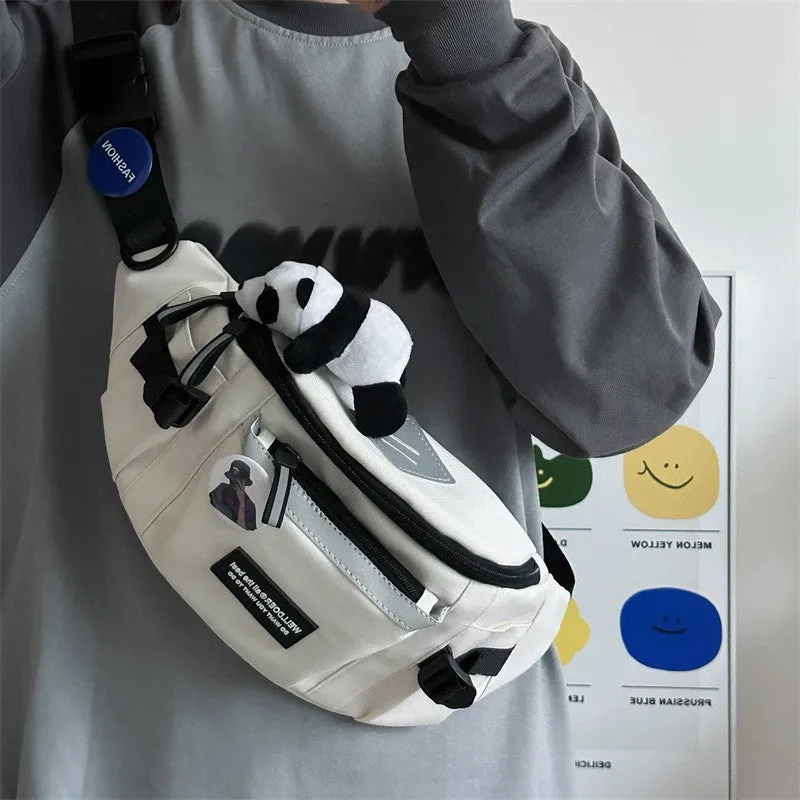 Men's Tooling Style Fashion Large Capacity Versatile Men's Chest Bags