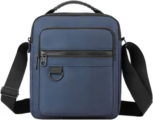 Men's Water-Resistant Oxford Messenger Bag– Large Capacity Shoulder Sling Pack for Work Travel Laptop Essentials