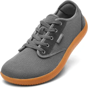 Men's Wide Slip on Barefoot Walking Shoes | Zero Drop Sole | Minimalist Footwear | Wide Toe Box (B-Blue/White,16.5)