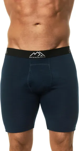 Merino.tech Merino Wool Boxer Briefs Men - Merino Wool Underwear Breathable Dry Fit Comfy Sports Base Layer for Men