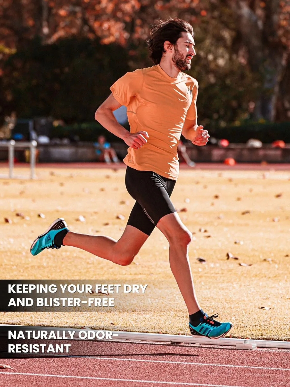Merino.tech Thin Merino Wool Socks for Women and Men - Merino Wool Running Socks Quarter Style