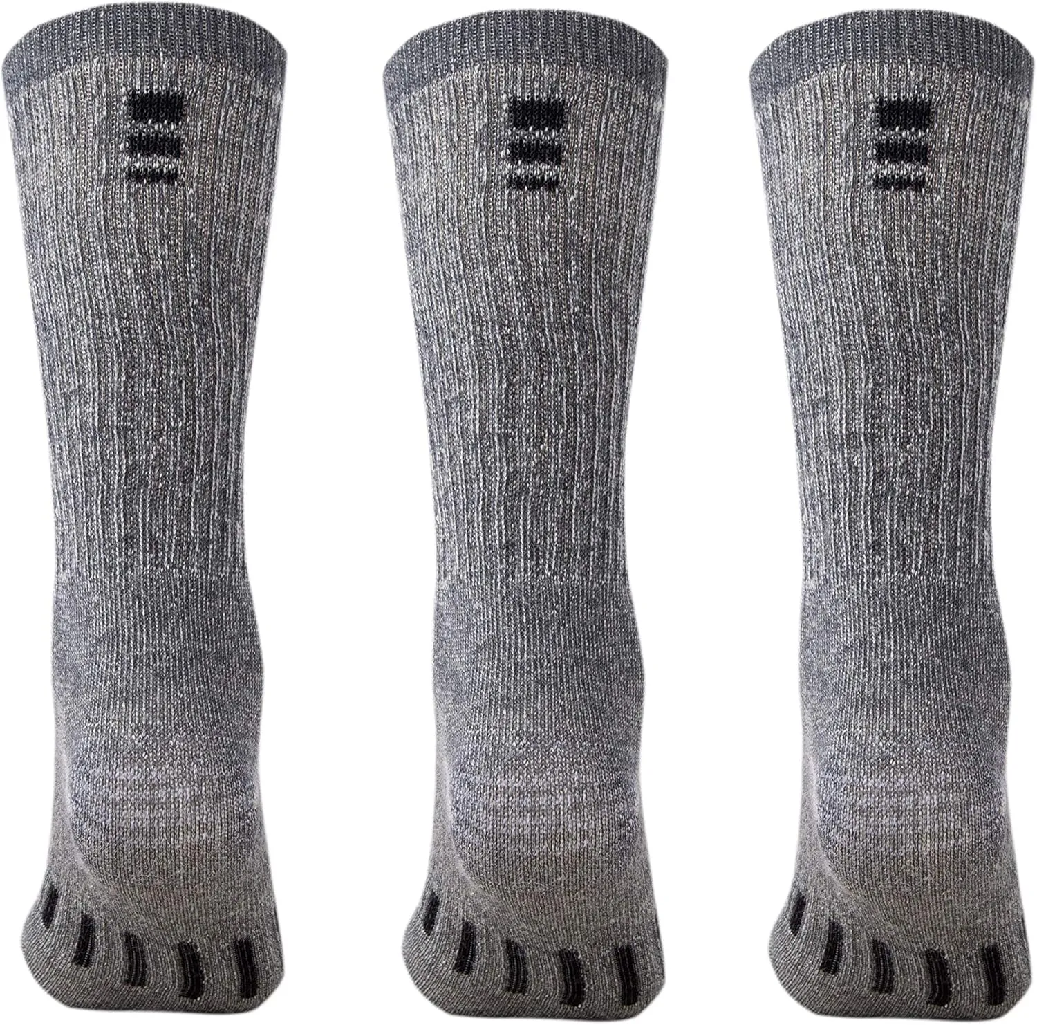 MERIWOOL Merino Wool Hiking Socks for Men and Women – 3 Pairs Midweight Cushioned – Warm n Breathable