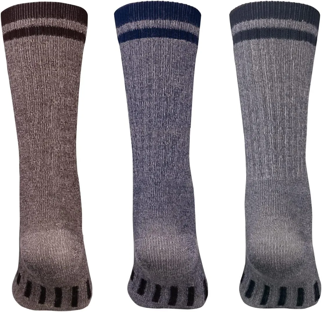 MERIWOOL Merino Wool Hiking Socks for Men and Women – 3 Pairs Midweight Cushioned – Warm n Breathable