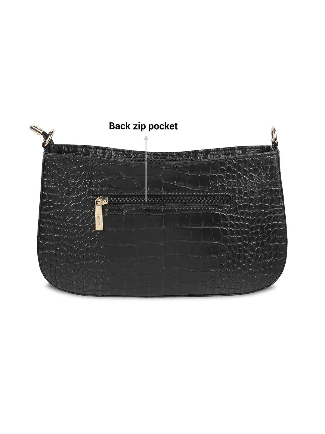 Metro Animal Textured Swagger Handheld Bag