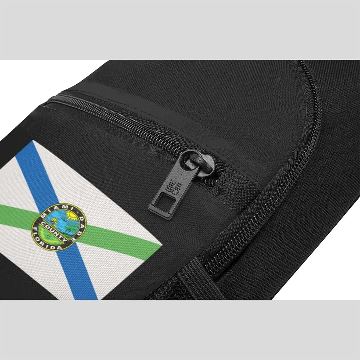Miami-Dade County Florida Unisex Chest Bag Lightweight Crossbody Shoulder Bag Travel Pocket