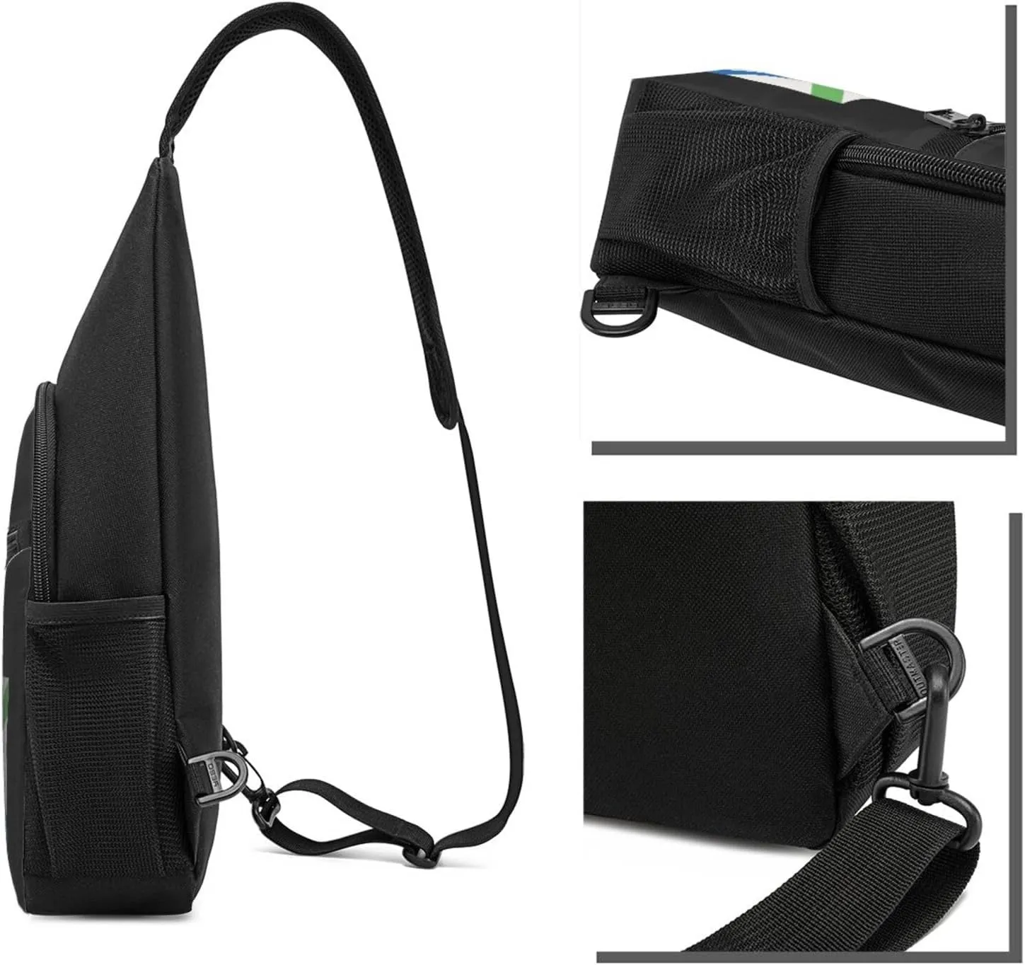 Miami-Dade County Florida Unisex Chest Bag Lightweight Crossbody Shoulder Bag Travel Pocket