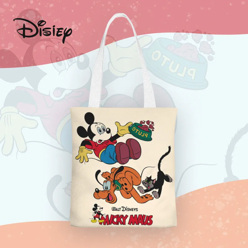 Mickey Cartoon Anime Canvas Female Single Shoulder Bags
