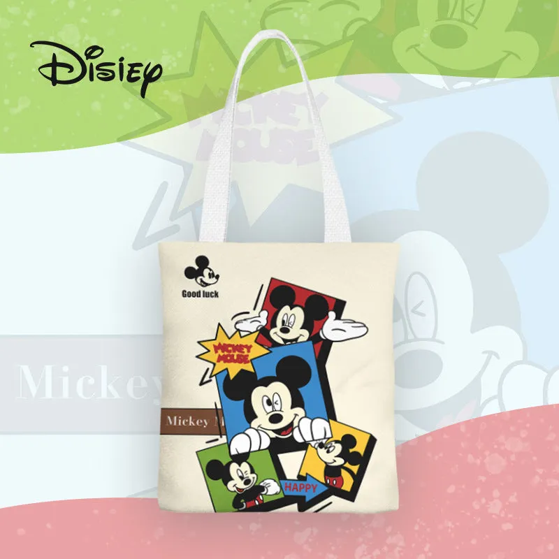 Mickey Cartoon Anime Canvas Female Single Shoulder Bags