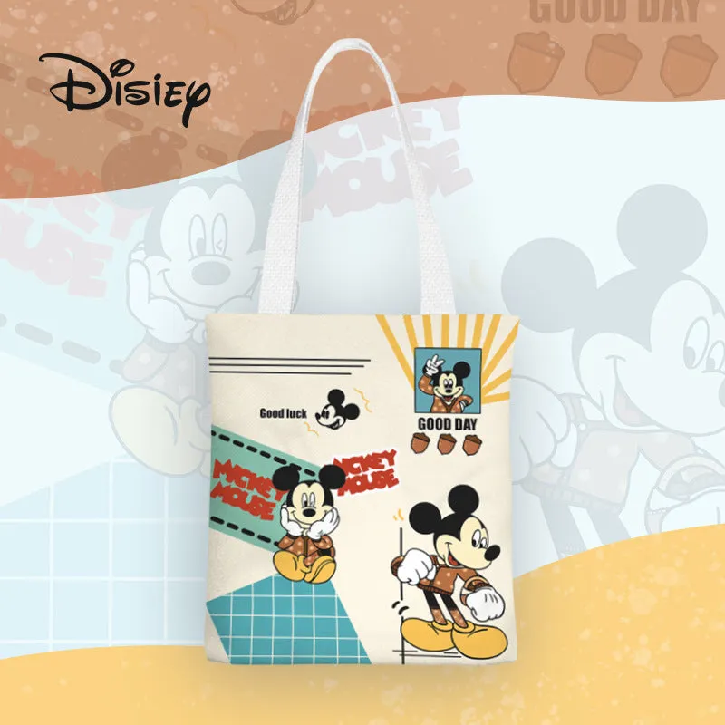 Mickey Cartoon Anime Canvas Female Single Shoulder Bags