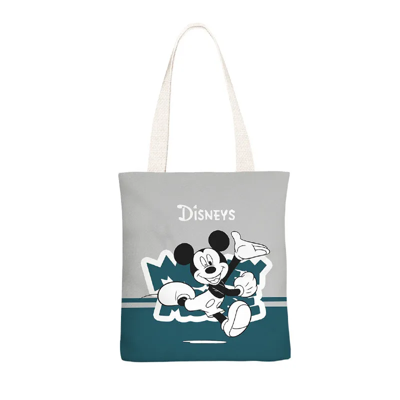Mickey Cartoon Anime Canvas Female Single Shoulder Bags