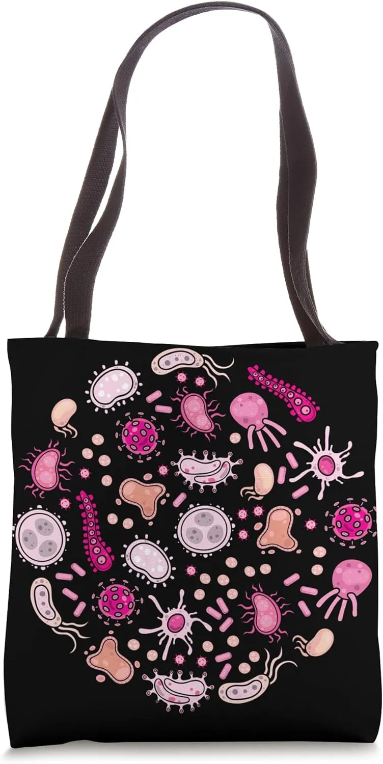 Microbial Culture Science Club Biology Teacher Microbiology Tote Bag