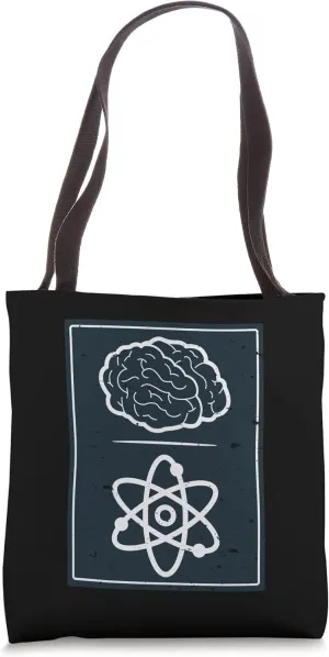 Mind Over Matter Phrenology Atoms Psychology Student Tote Bag