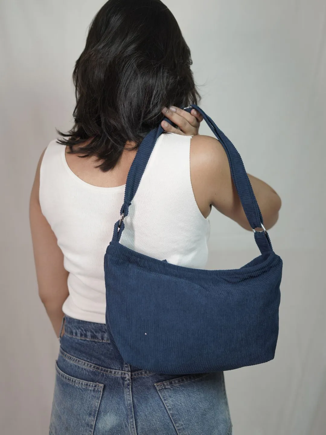Minimalist Corduroy Sling Bag