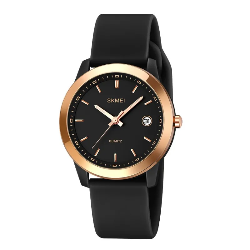 Minimalist Silicone Strap Student Watch for Girls