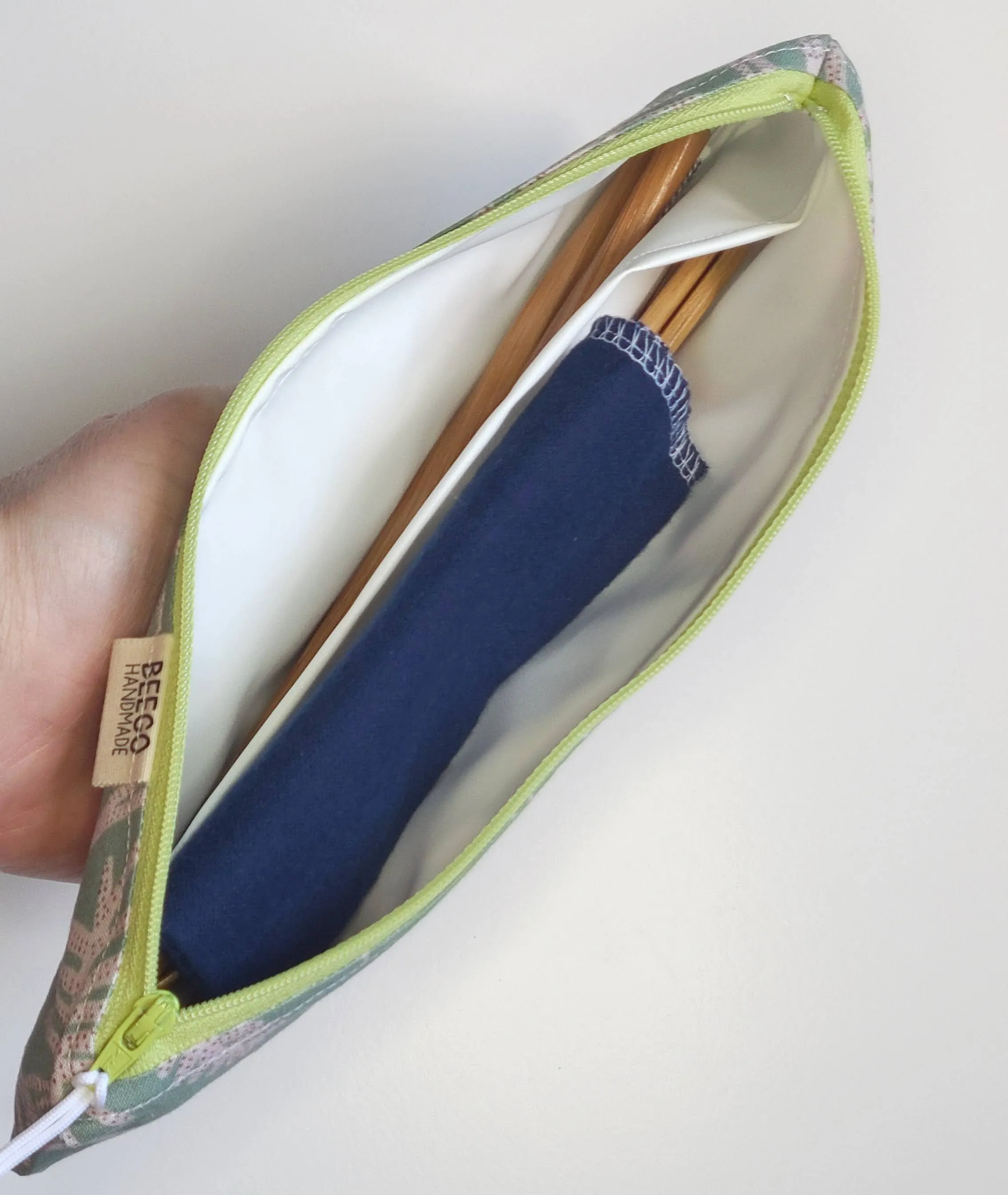 Mint Polypody Divided Cutlery Pouch