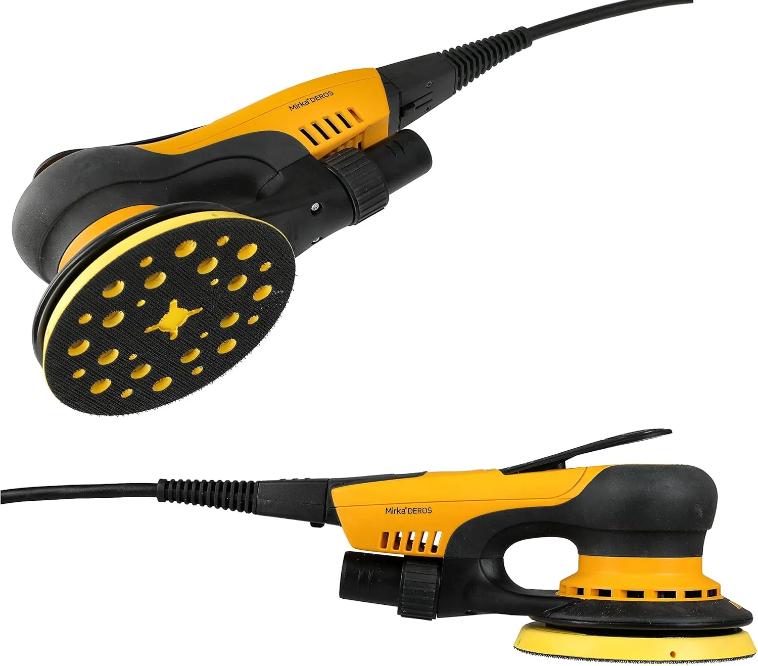 Mirka DEROS 550X CV Electric Random Orbital Sander with Case / 5 inch / 5mm orbit/Powerful and Professional Sanding Machine for Dust-free sanding / MID55020CAUS