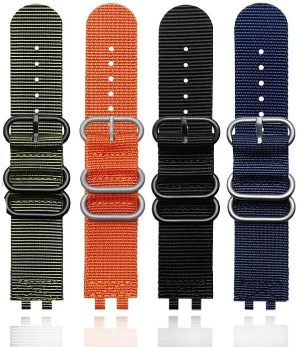 Modified Replacement Watchband Bracelet Fit for Casio G-Shock 3459 GMW-B5000 Black/Blue/Orange/Army Green/Khaki Nylon Strap Acce(Military Green sk)