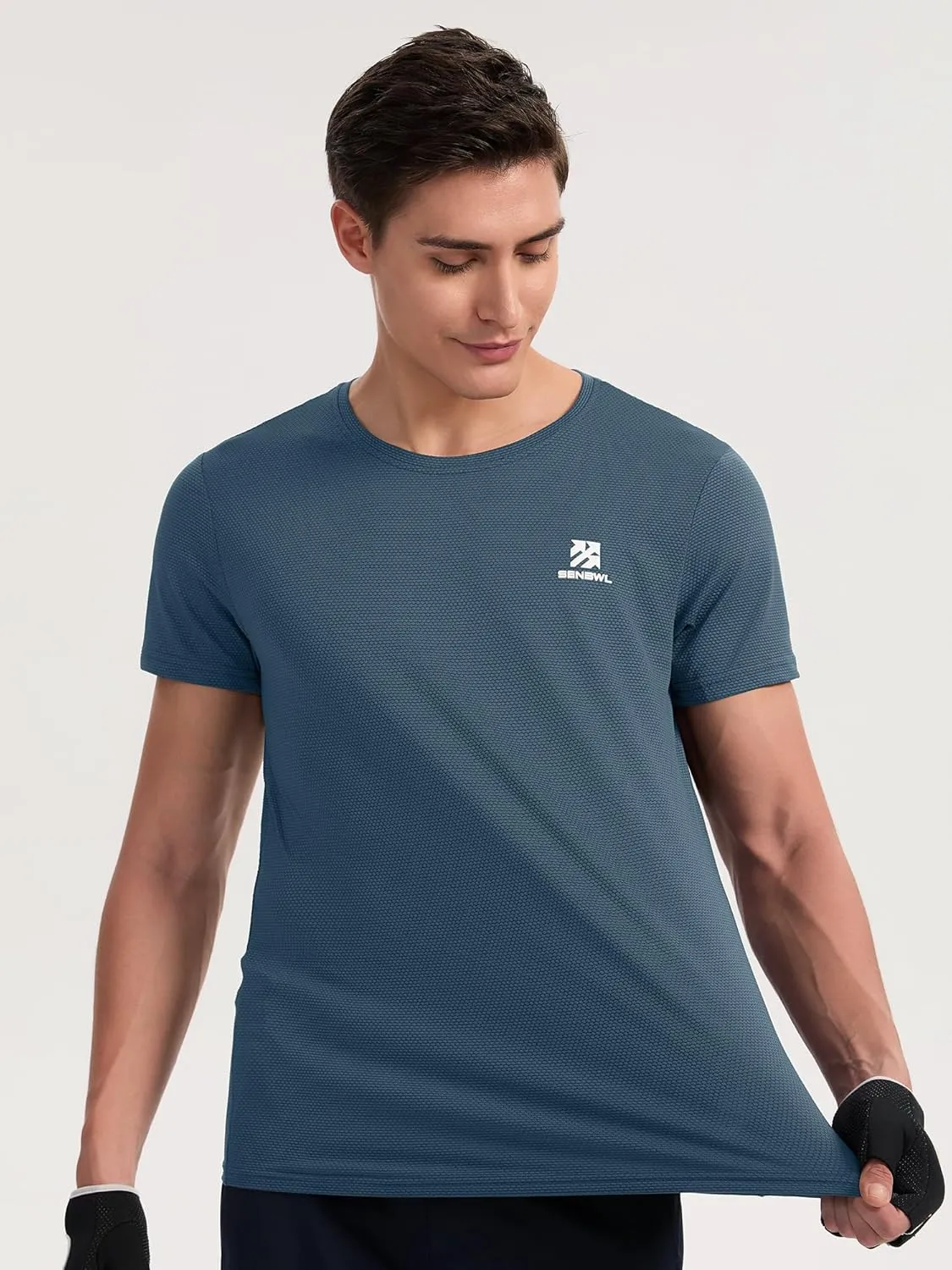 Moisture Wicking Soft Running Pickleball Workout Shirts for Men